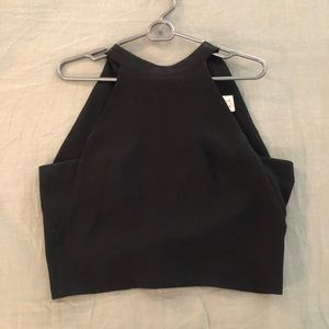Black crop top